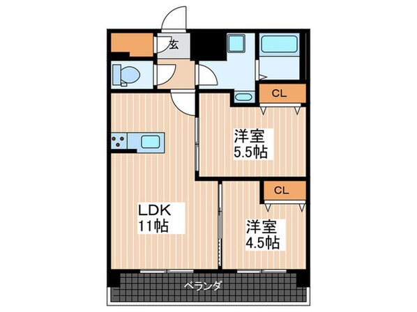 S-RESIDENCE国泰寺Iの物件間取画像